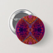 Warme Kleur Abstracte Patroon Button (Voorkant /achterkant)