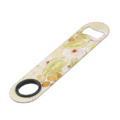 Warme Kleuren Bloemendesign Speed Flessenopener (Voorkant Gekanteld)