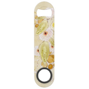 Warme Kleuren Bloemendesign Speed Flessenopener