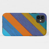  warme kleuren diagonale strepen Case-Mate iPhone case (Achterkant (horizontaal))