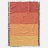 Warme kleuren - retro tinten deken (Voorkant Verticaal)