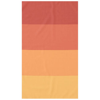 Warme kleuren - retro tinten tafelkleed