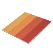 Warme kleuren - retro tinten tegeltje (Zijkant)