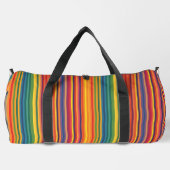 Warme kleuren streep patroon plunjezak (Achterkant)