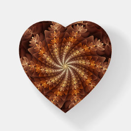 Warme kleuren, Trippy Modern Fractal Art Patroon