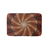 Warme kleuren, Trippy Modern Fractal Art Patroon Badmat (Voorkant)