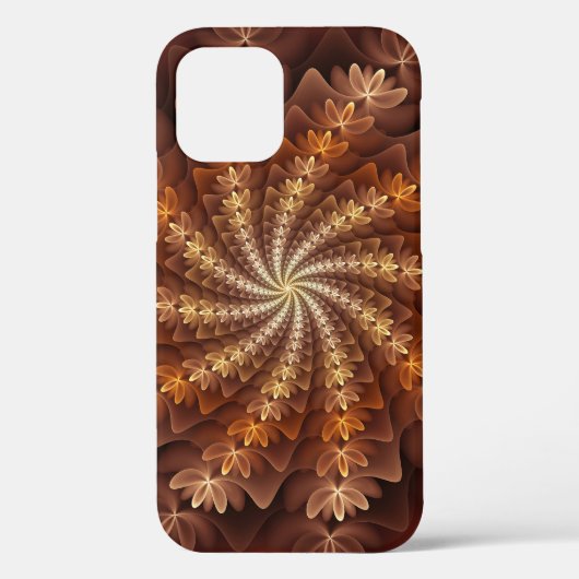 Warme kleuren, Trippy Modern Fractal Art Patroon Case-Mate iPhone Case (Achterkant)