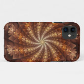 Warme kleuren, Trippy Modern Fractal Art Patroon Case-Mate iPhone Case (Achterkant (horizontaal))