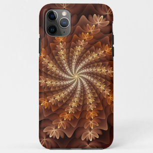 Warme kleuren, trippy modern fractal kunstpatroon Case-Mate iPhone case