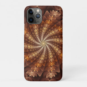 Warme kleuren, trippy modern fractal kunstpatroon Case-Mate iPhone case