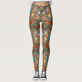 Warme kleurrijke Leggings van Joya Eve