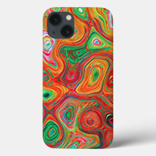 Warme kleurrijke Liquid Abstract Impressionist Case-Mate iPhone Case