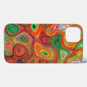 Warme kleurrijke Liquid Abstract Impressionist Case-Mate iPhone Case (Achterkant (horizontaal))