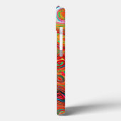 Warme kleurrijke Liquid Abstract Impressionist Case-Mate iPhone Case (Achterkant / Links)