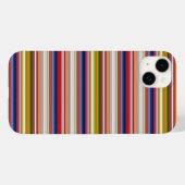 Warme kleurrijke strepen Case-Mate iPhone case (Achterkant (horizontaal))