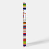 Warme kleurrijke strepen Case-Mate iPhone case (Achterkant / Links)