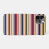 Warme kleurrijke strepen Case-Mate iPhone case (Achterkant (horizontaal))