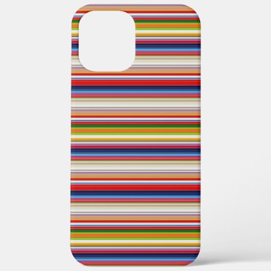Warme kleurrijke strepen Case-Mate iPhone case (Achterkant)