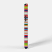 Warme kleurrijke strepen iPhone hoesje (Rechterkant)