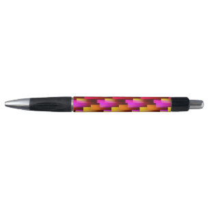 Warme kleurstrepen pen