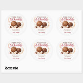 Warme Knuffels Chocolade Hot Cocoa Bomb Labels (Vel)