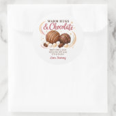 Warme Knuffels Chocolade Hot Cocoa Bomb Labels (Tas)