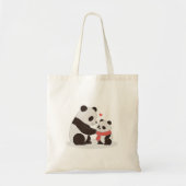 Warme knuffels, Panda Love Tote Bag (Voorkant)