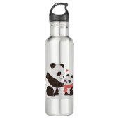 Warme knuffels, Panda Love Waterfles (Voorkant)