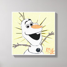 Warme knuffels sneeuwpopje canvas print kunst aan 