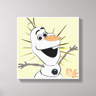 Warme knuffels sneeuwpopje canvas print kunst aan 