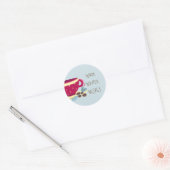 Warme koffie Allerwarmste Winter Wensen stickers (Envelop)