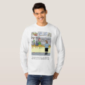 Warme Koffie Cartoon T-shirt (Voorkant volledig)