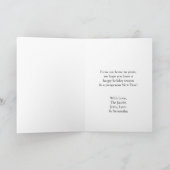 Warme koffie en peperkoekkoekjes Kerstmis Kaart (Binnen)