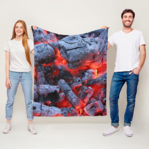 Warme kolen fleece deken