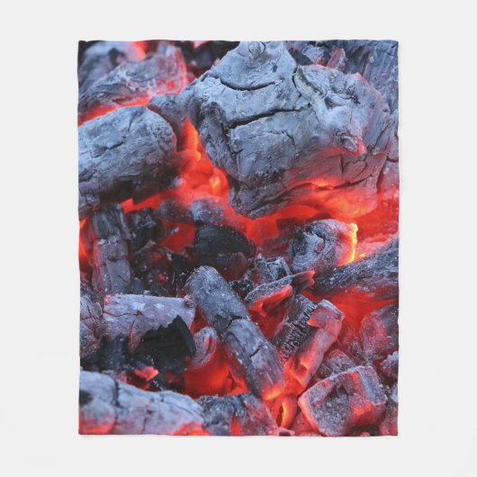 Warme kolen fleece deken (Voorkant)