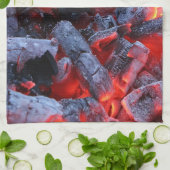 Warme kolen theedoek (Gevouwen)