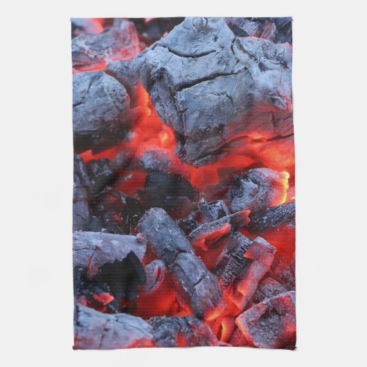 Warme kolen theedoek (Verticaal)