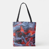 Warme kolen tote bag (Achterkant)