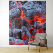 Warme kolen wandkleed (In situ)