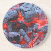 Warme kolen zandsteen onderzetter (Voorkant)