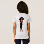 "Warme kop, warm hart, frisse start." T-shirt (Achterkant volledig)