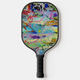 Warme lagen door Lydia's Art Sangria Pickleball Paddle