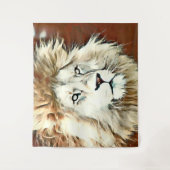 warme leeuw wandkleed (Voorkant)