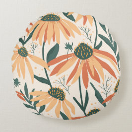 Warme lente ronde kussen