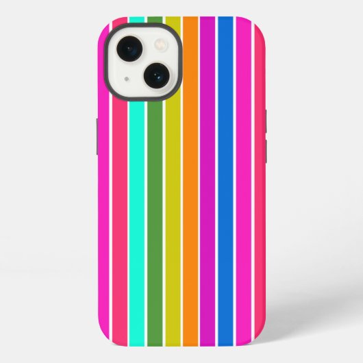 Warme Lentestrepen iPhone Hoesje (Achterkant)