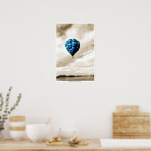  warme lucht poster (Keuken)