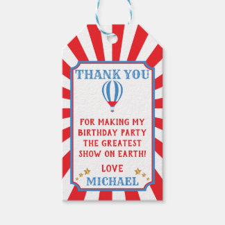 Warme luchtballon Circus Carnival Birthday Gift La Cadeaulabel