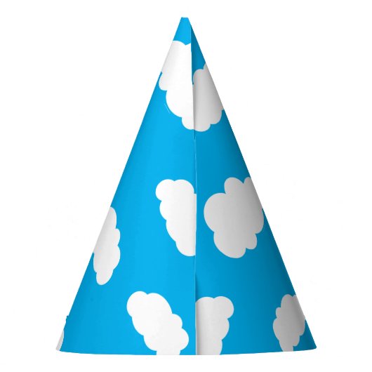 Warme Luchtballon Kleurrijk Verjaardagsfeest Feesthoedjes (Achterkant)