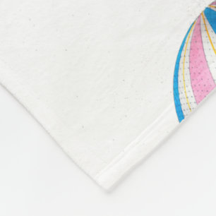  warme luchtballon voor klein meisje fleece deken