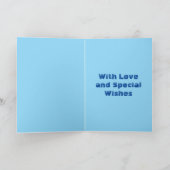 Warme luchtballon Waterverf jongens man Birthday C Kaart (Binnen)